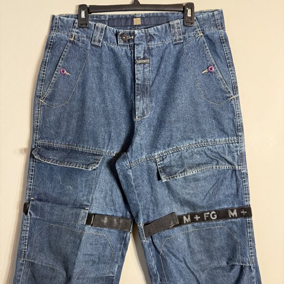 Vintage Y2K Marithe Francois Girbaud Baggy Jeans Men's 34 Shuttle Tape Skater - Picture 5 of 16